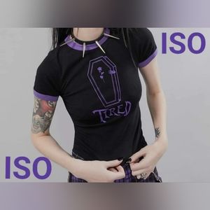 🚫 DO NOT BUY 🚫 In Search of Widow Still So Young Coffin Ringer Tee